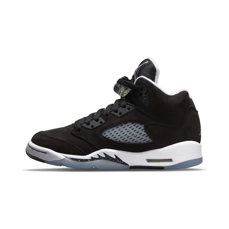 Jordan 5 Retro Moonlight (2021) (GS) “Black / White / Cool Grey” (440888-011)