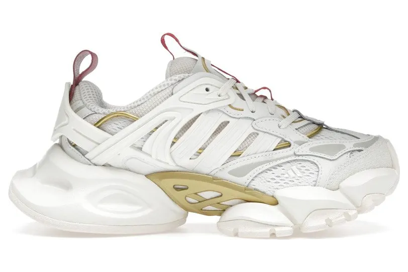 adidas XLG Runner Deluxe Off White Gold Metallic Red (JQ2973)