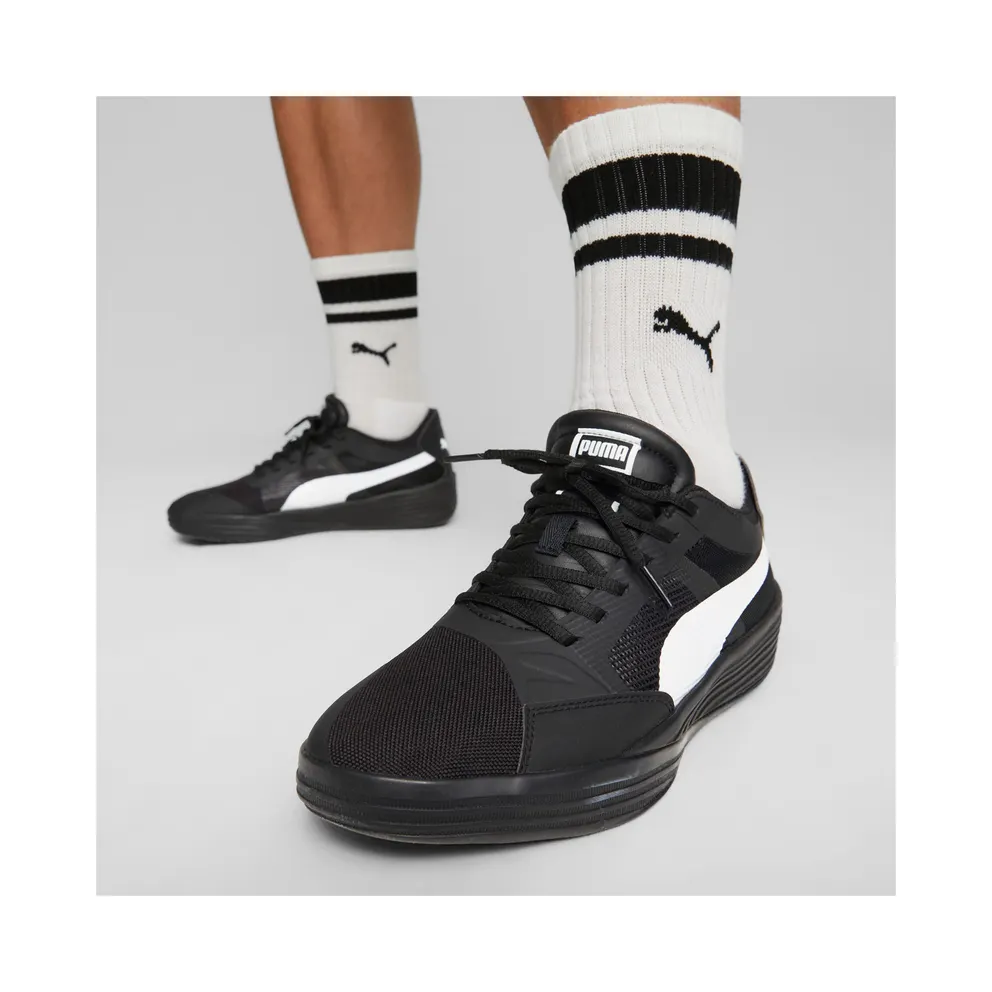 Puma Clyde All-Pro Team Basketball Shoes White/Black (195509-07)
