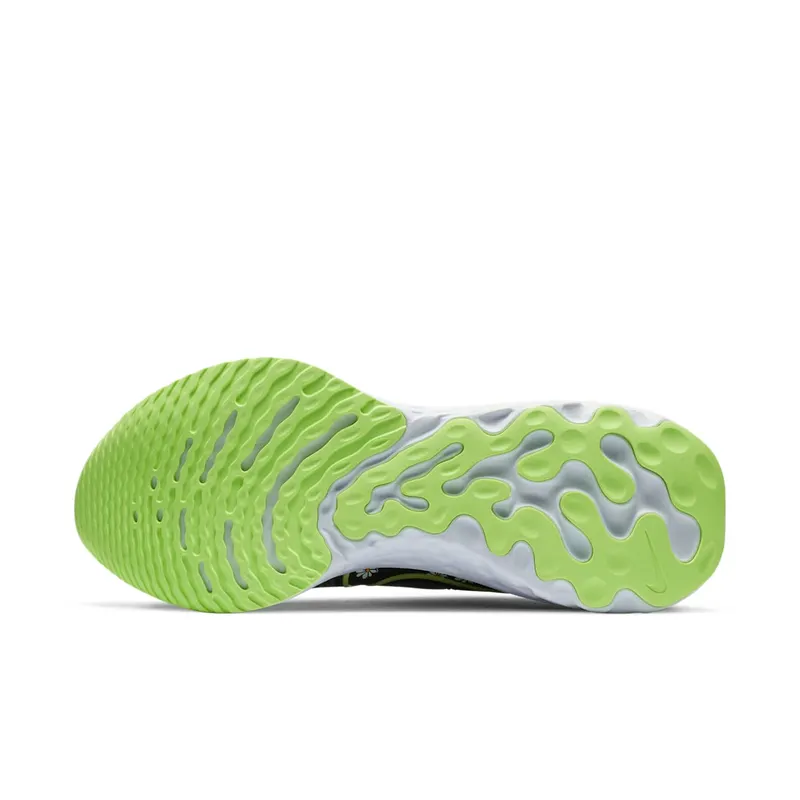 Nike React Infinity Run Flyknit Daisy Black/Speed Yellow-White-Ghost Green (CW5573-001)
