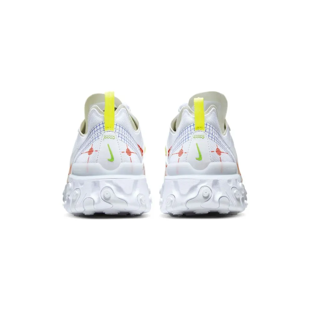 Nike React Element 55 “White / Racer Blue / Green Strike / Laser Crimson” (CU3009-101)