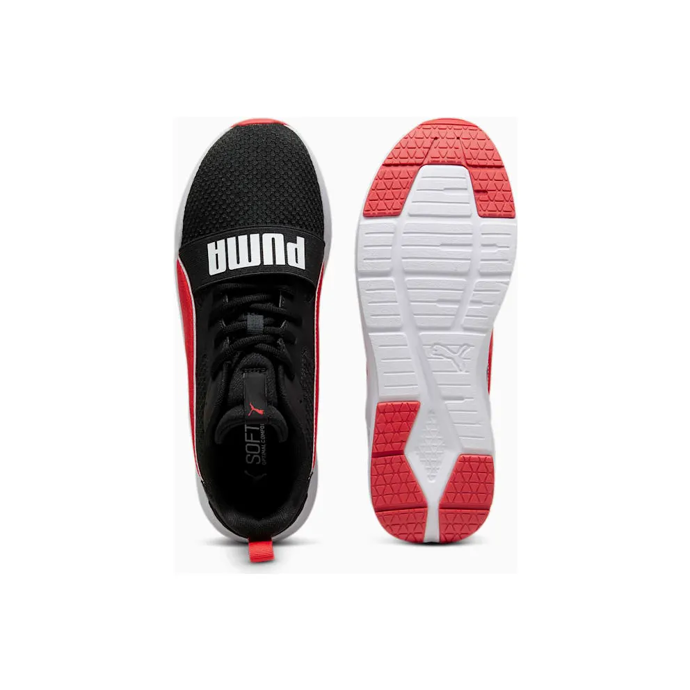 Puma Wired Run Black / For All Time Red / White (389275-14)