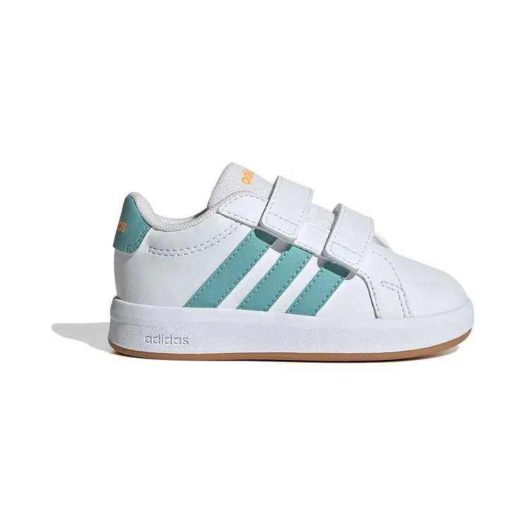 Adidas Grand Court Ftwr White / Mint Ton / Lucid Tangerine (KI7186)