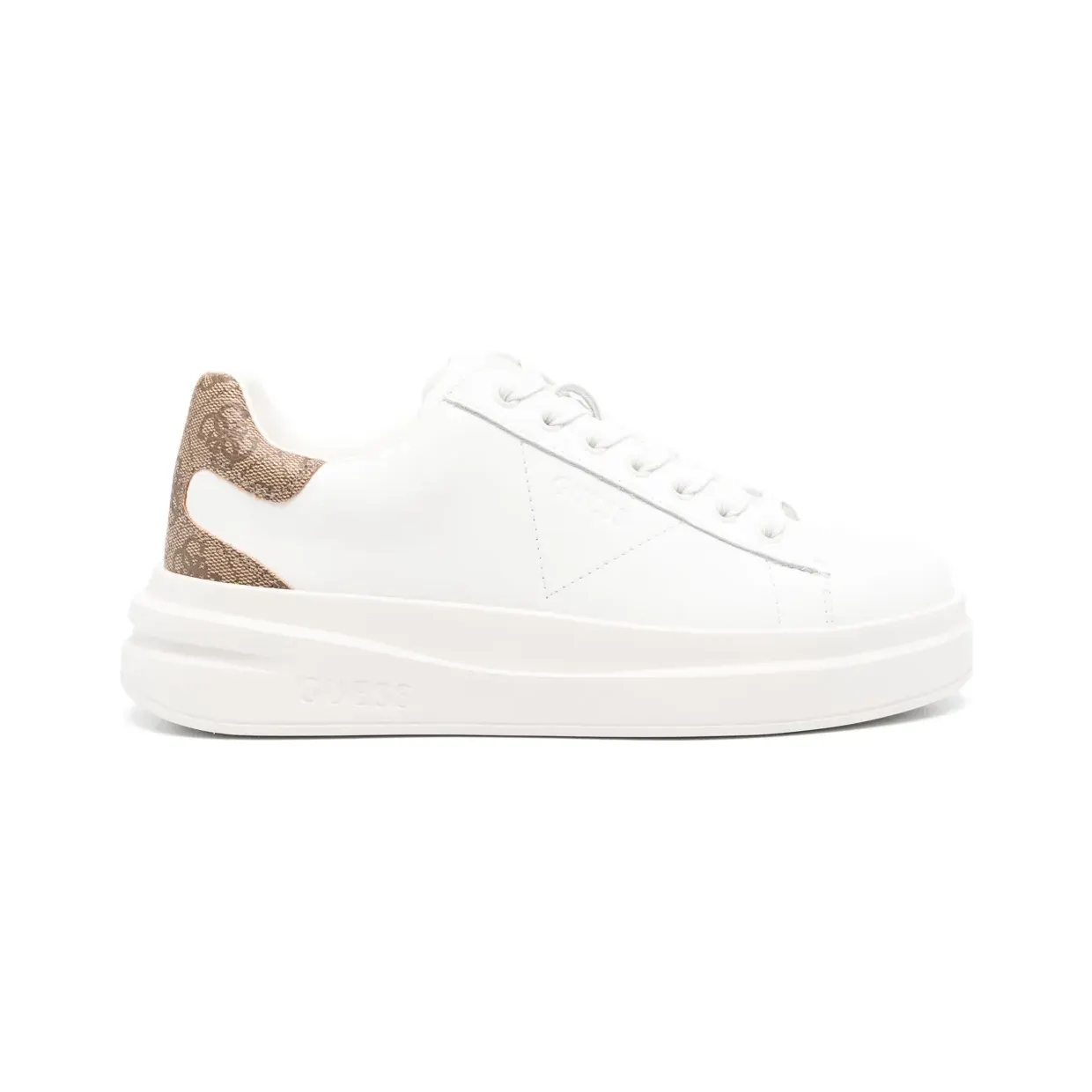GUESS USA Sneakers van Leermix Model ‘ELBINA’ (FLJELBFAL12)
