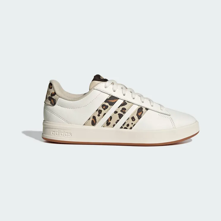 adidas Grand Court 3.0 “Crystal Linen / Aurora Coffee / Matte Gold” (KI3322)