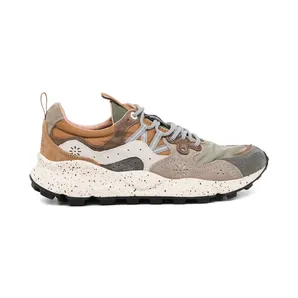 FLOWER MOUNTAIN Sneakers met gespikkelde zool en vlakken – Beige (FM63568)