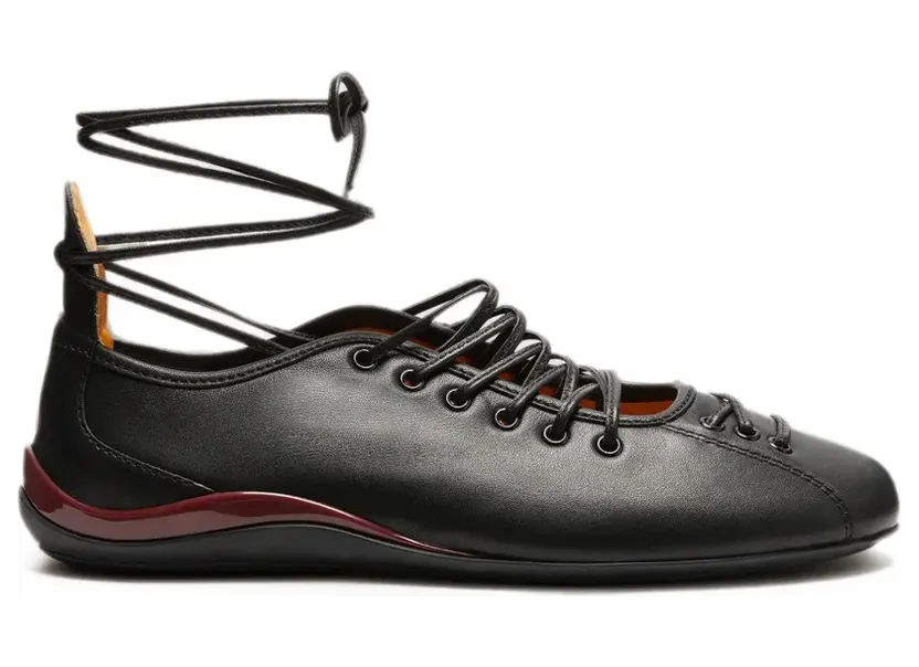 Lili Curia Isolde leather ballet flats “Black” (LC61015000)