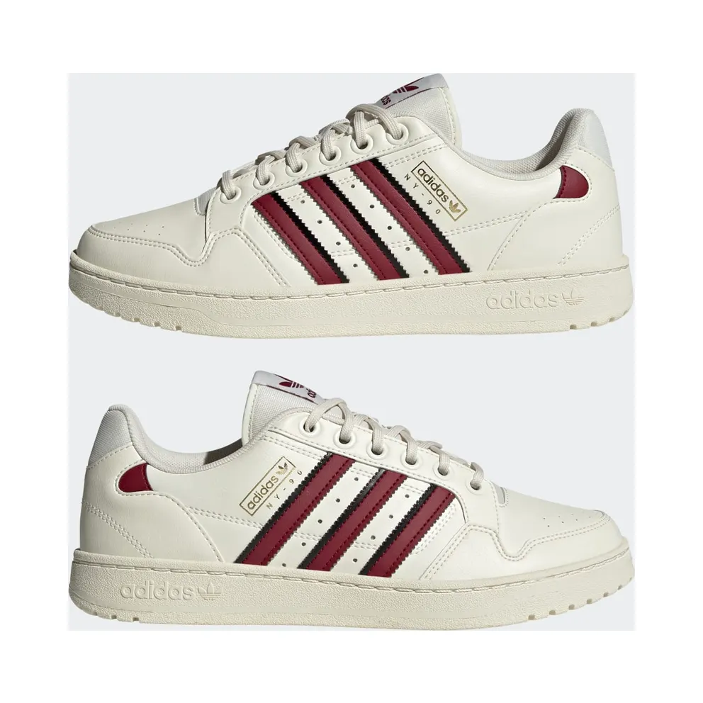 adidas NY 90 Off White / Collegiate Burgundy / Core Black (H04429)