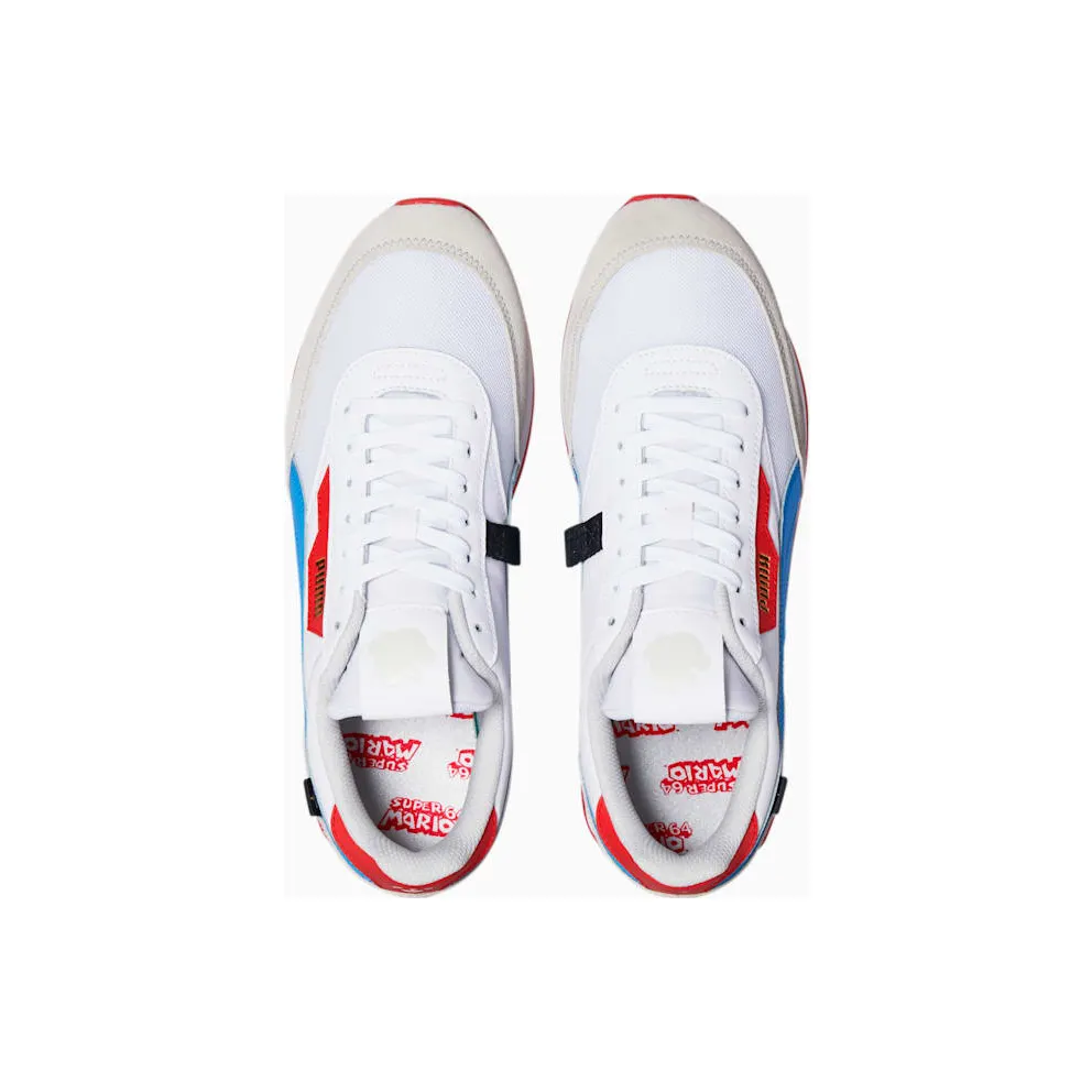 Puma Future Rider Super Mario 64 Puma White/Energy Turquoise (380196-01)