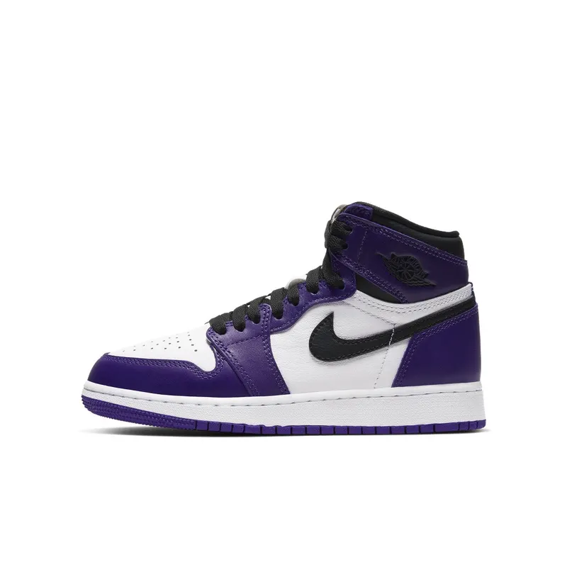 Air Jordan 1 Retro High Court Purple White (GS) (575441-500)