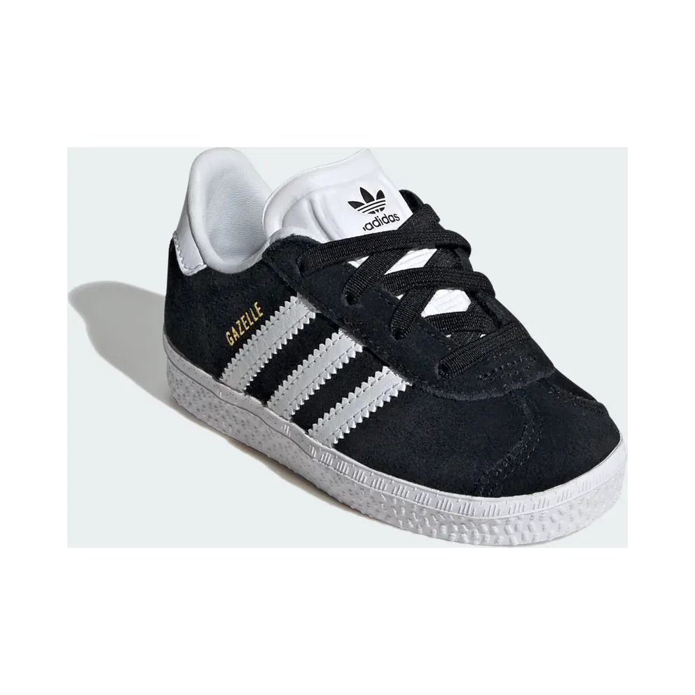 Adidas Gazelle Comfort Closure with Elastische Veters Kids Core Black / Cloud White / Cloud White (IH0338)