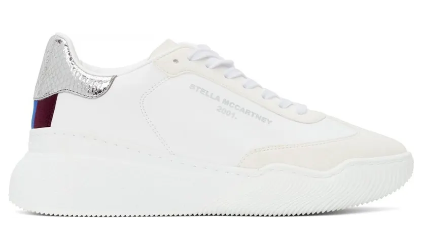 Stella McCartney White Paneled Runner Loop Sneakers (800321N0212)