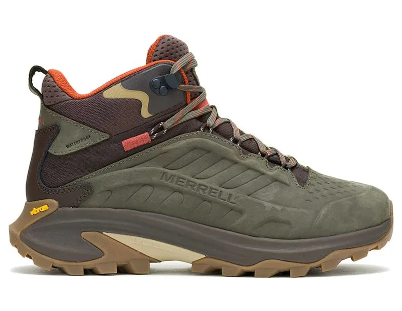 Merrell Moab Speed 2 Leather Mid Waterproof Olive (J037781)