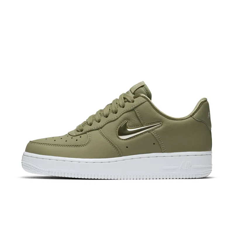 Nike  Air Force 1 Low Jewel Neutral Olive (W) Neutral Olive/Metallic Gold Star-Metallic Bronze-Summit White (AO3814-200)