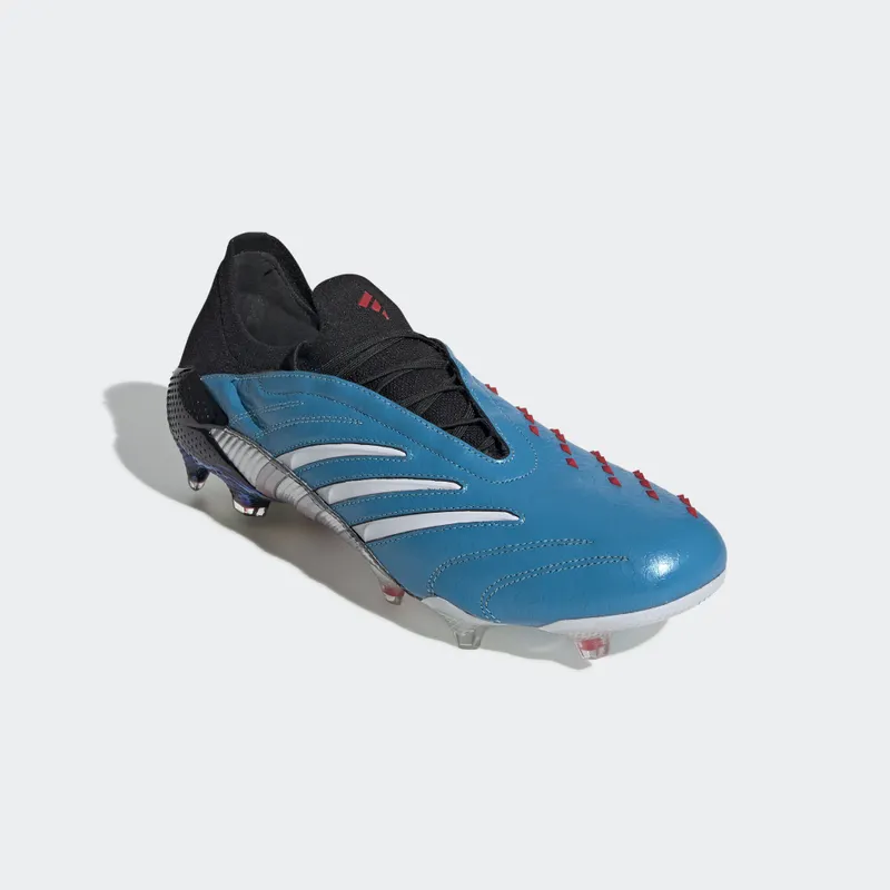 adidas Predator Archive FG Black White Blue Cloud White/Core Black/Red (EH2562)