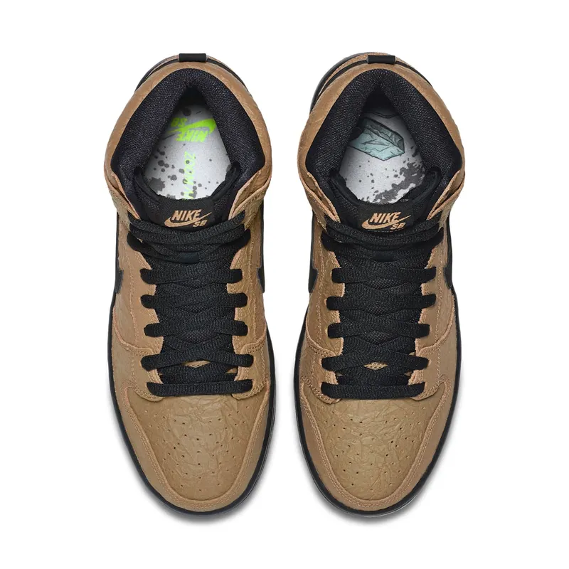 Nike Dunk SB High Brown Bag Filbert/Black/Gum Dark Brown (313171-202)