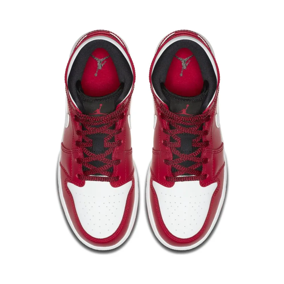 Jordan 1 Mid Chicago (GS) Gym Red/White-Black (554725-605)