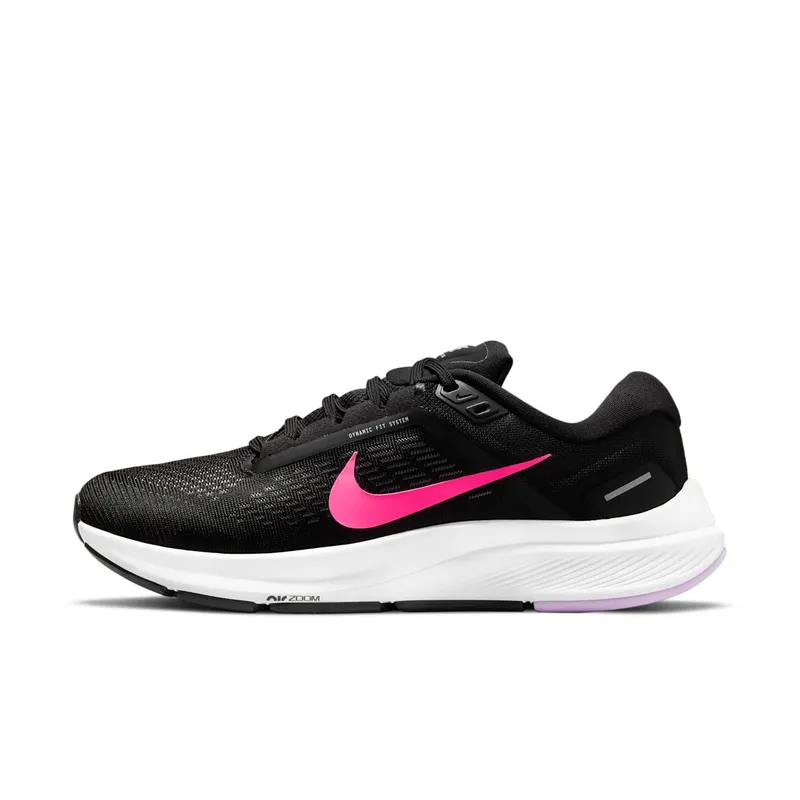 Nike Air Zoom Structure 24 (straat) “Black / Anthracite / Lilac / Hyper Pink” (DA8570-002)