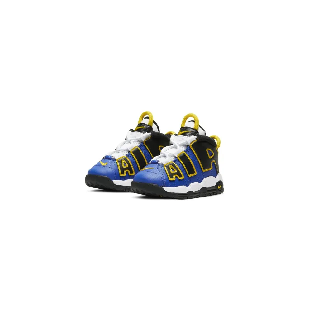 Nike Air More Uptempo Peace, Love & Basketball (TD) Game Royal/Speed Yellow-Black (DC7302-400)