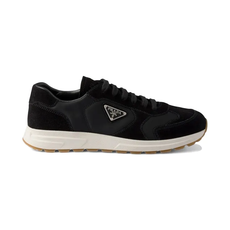 Prada Prax Suede And Re-nylon Sneakers Black (2EE455_D7R_F0632)