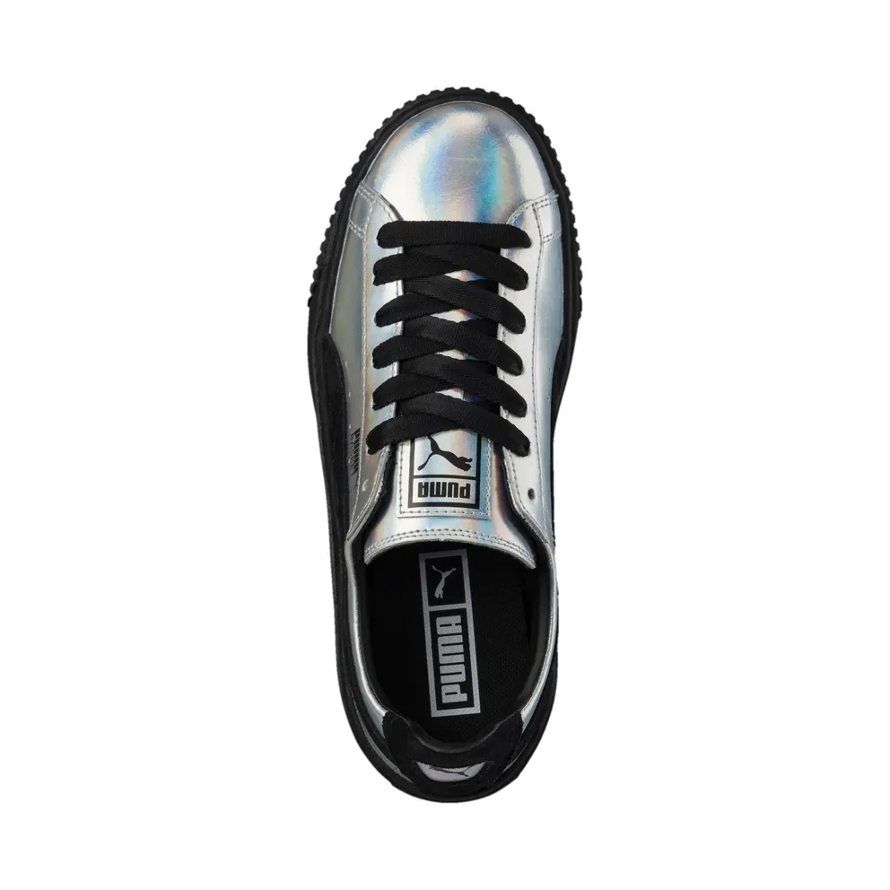 Puma Basket Platform Explosive Black (W) Puma Black (363627-01)
