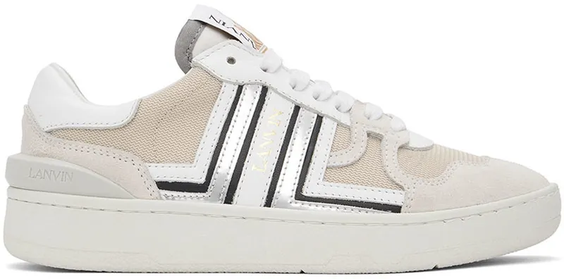 Lanvin Taupe Clay Low-Top Sneakers (FW-SKDK00-NASP-P22)