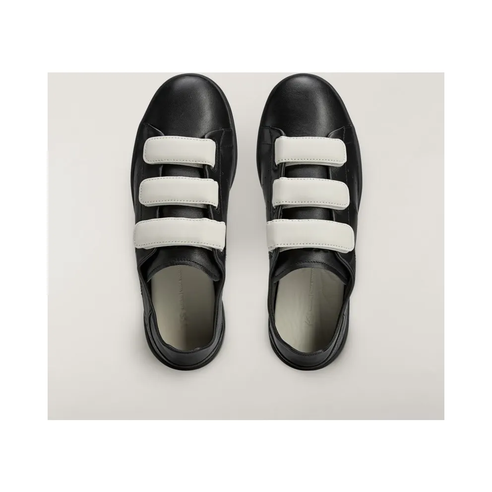 Adidas Y-3 Stan Smith Hook-And-Loop Black / Black / Orbit Grey (JR4224)