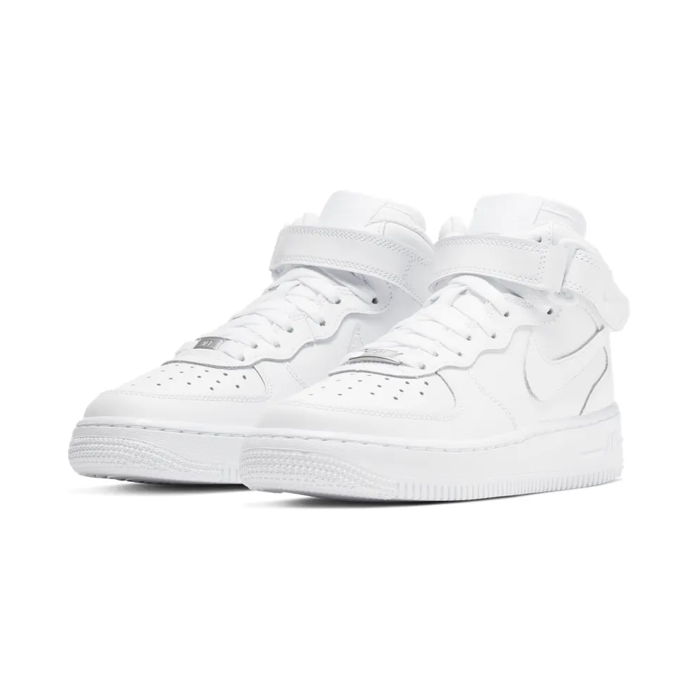 Nike Air Force 1 Mid White 2014 (GS) White/White (314195-113)