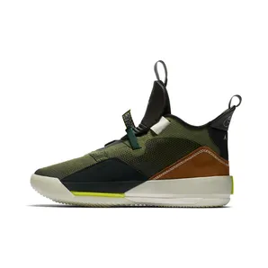 Air Jordan XXXIII NRG x Travis Scott Travis Scott – “Army Olive / Black / Ale Brown / Sail” (CD5965-300)