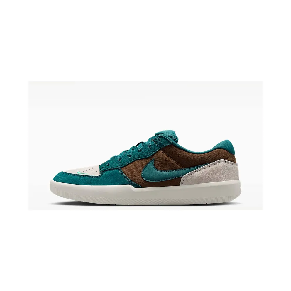 Nike SB Force 58 Skate “Mosswood Brown/Light Orewood Brown/Sail/Geode Teal” (IQ8398-201)
