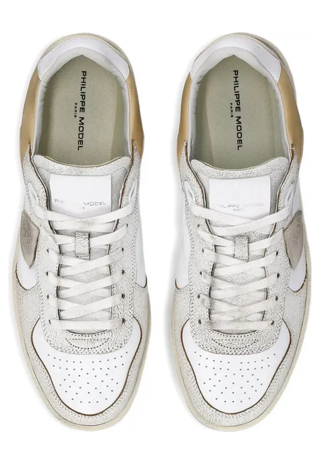 Philippe Model Leather Panel “White/Grey” (PGLU VC01) (2)