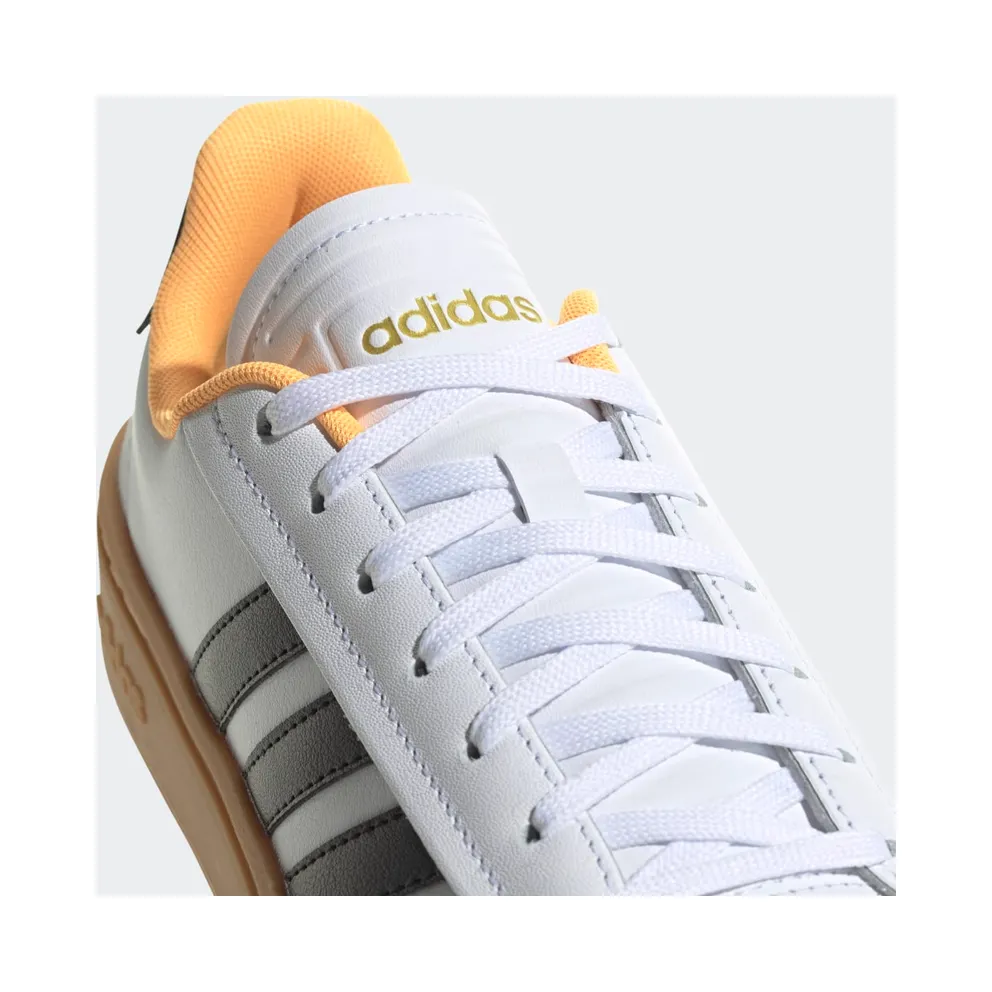 Adidas Grand Court Alpha Cloud White / Core Black / Flash Orange (GX8165)
