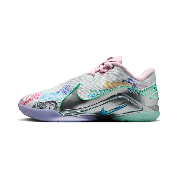 Nike Lebron XXII QS Monopoly Currency “White / Green Glow / Pink Foam / Baltic Blue” (FZ1097-100)