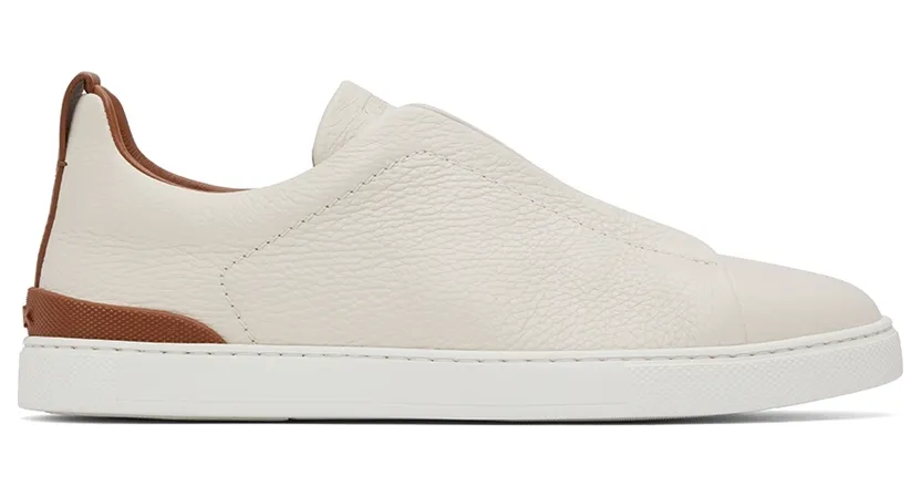 ZEGNA Black Triple Stitch™ Low-Top Sneakers (LHCVO-S4667Z)
