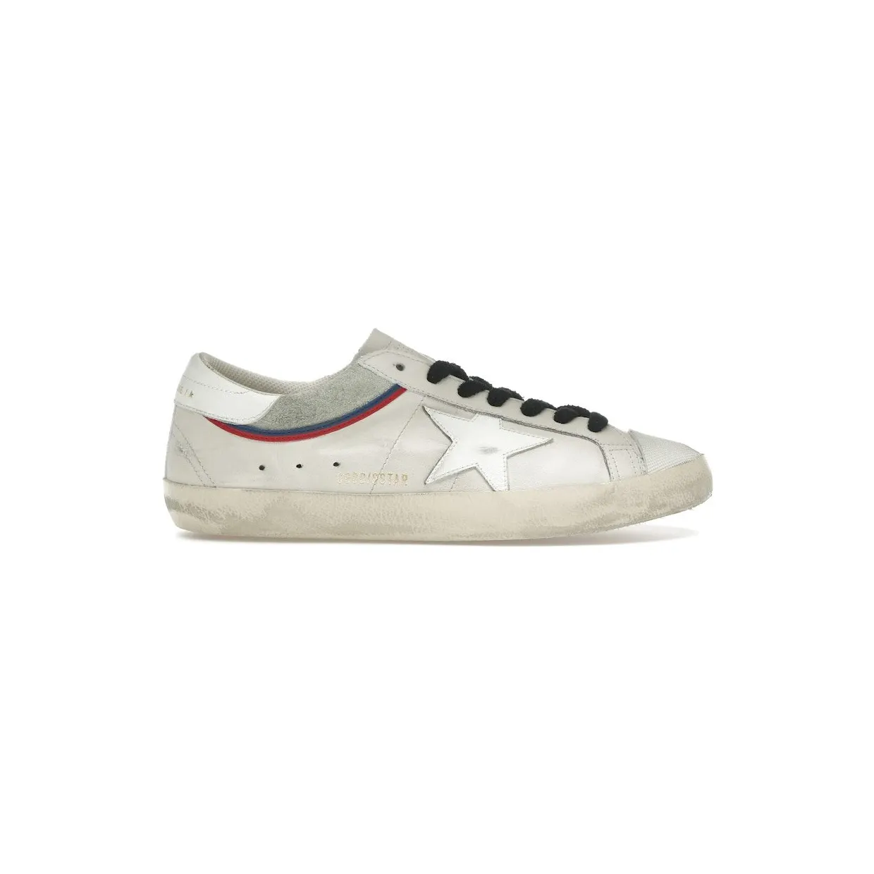 Golden Goose Super Star White Grey Red Blue (GMF00841.F006866.10973)