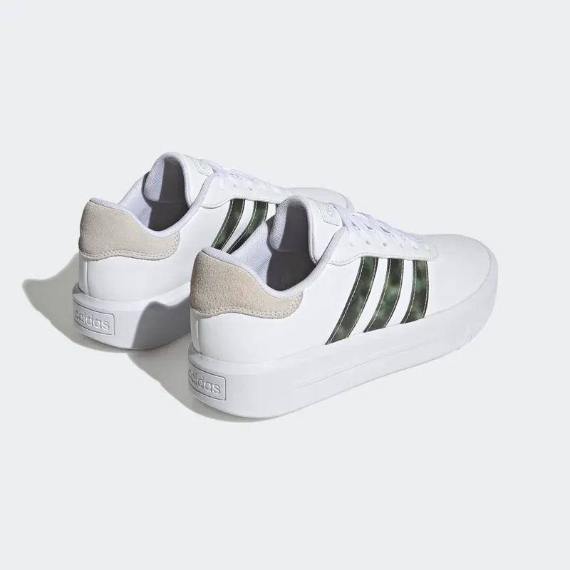 Adidas Court Platform Cloud White / Cloud White / Linen Green (HP9434)