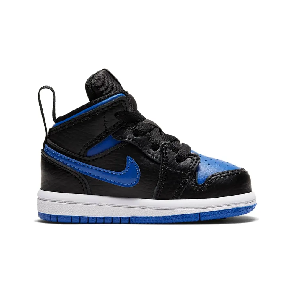 Jordan 1 Mid Royal 2020 (TD) Black/White-Hyper Royal (640735-068)