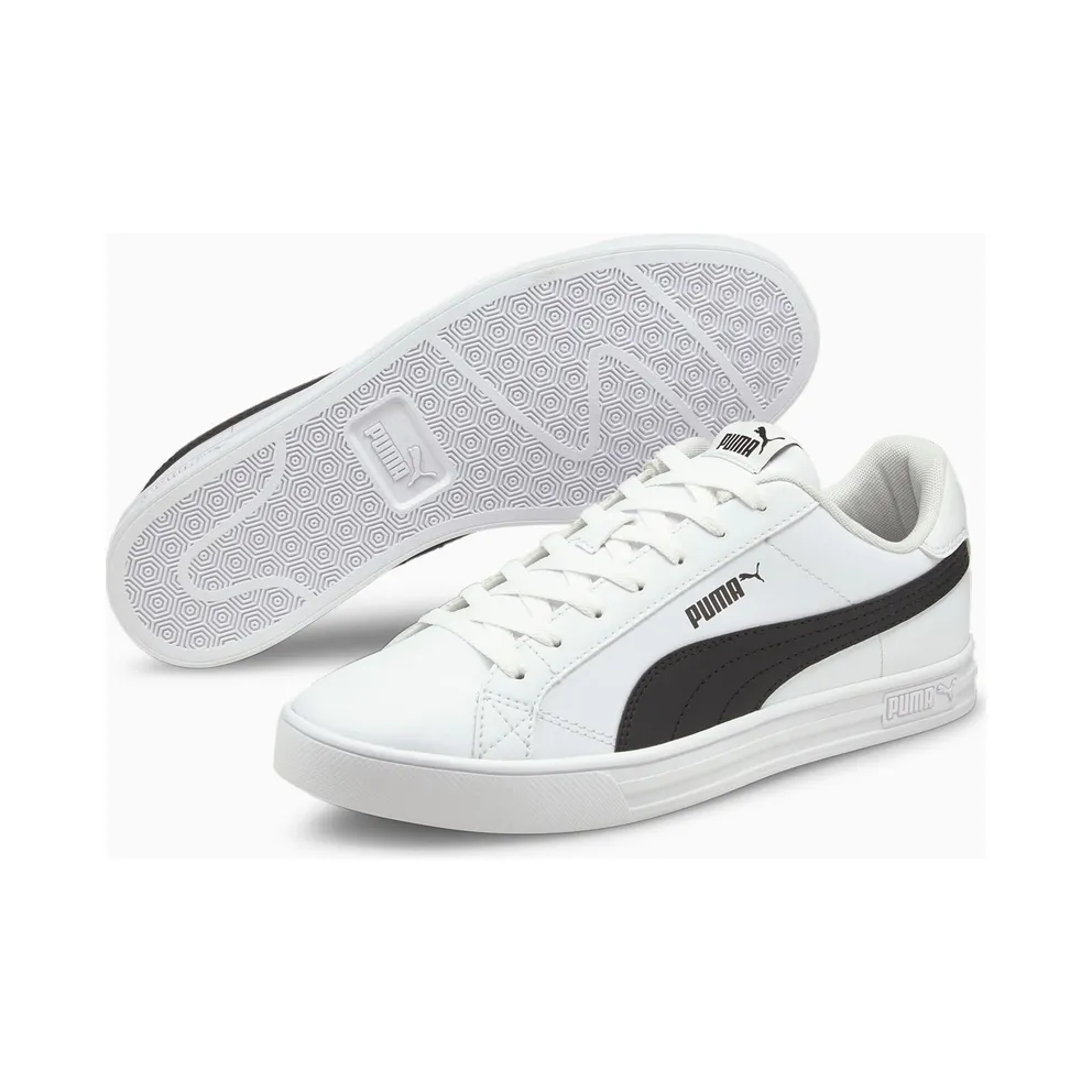 Puma Smash Vulcanised V3 Low White/Black (380752-02)