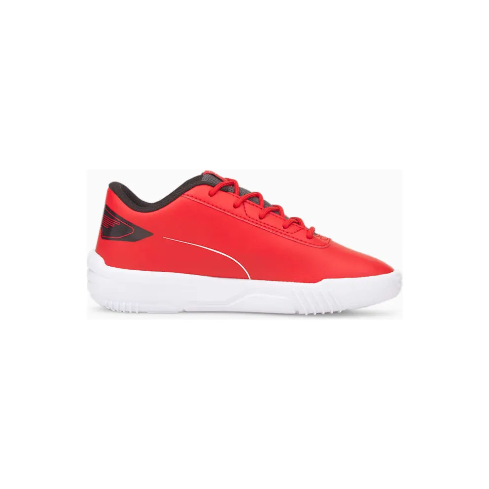 Puma Scuderia Ferrari Drift Cat Delta Kinder Motorsportschuhe Rot/Weiß (306897-05)