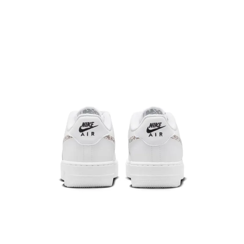 Nike Air Force 1 Low GS “White Leopard Swoosh” (IR0273-100)