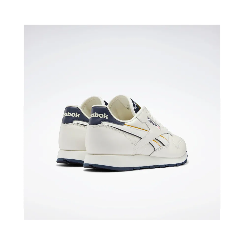 Reebok Classic Leather Chalk / Vector Navy / Semi Solar Gold (GZ7338)