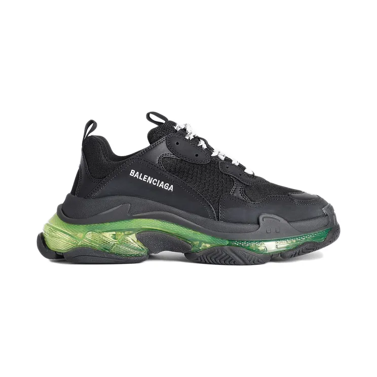 Balenciaga Triple S Black Yellow Fluo
