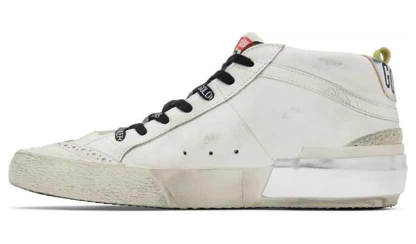 Golden Goose White & Silver Mid Star Classic Sneakers (GMF00122.F002589.10917) (3)