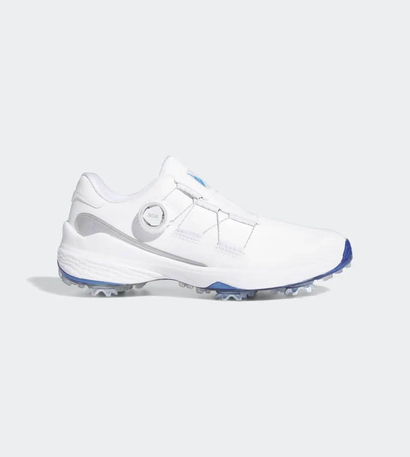 adidas ZG23 BOA Lightstrike Golfschoenen Cloud White / Blue Fusion Met. / Silver Metallic (GZ2171)