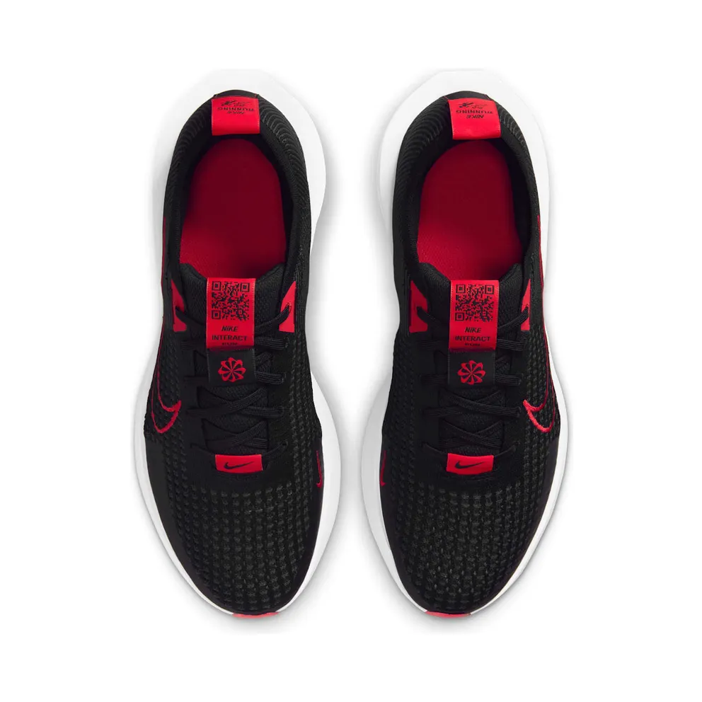Nike Interact Run Black Anthracite White Fire Red (FD2291-007)