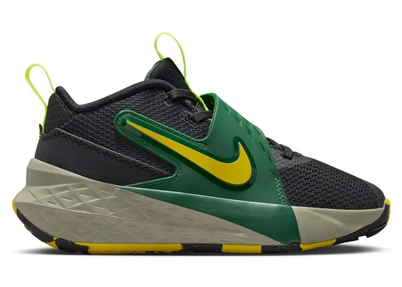 Nike Team Hustle D 12 Black Fir Light Army Bright Citron (HF6280-004)