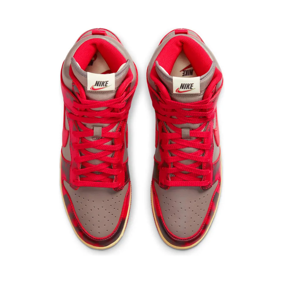 Nike Dunk High 1985 Acid Wash Red – “University Red / Chile Red” (DD9404-600)