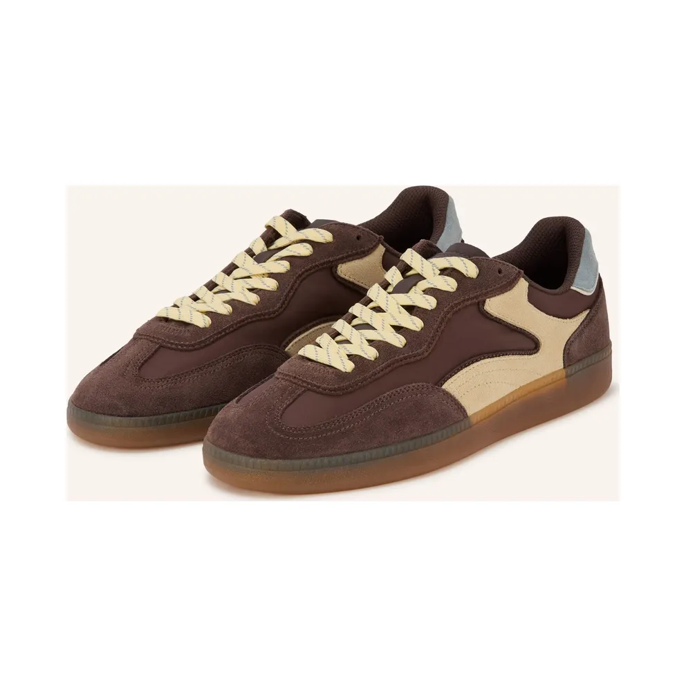 Hoff Park suede-panelled lace-up – Bruin (22619406)