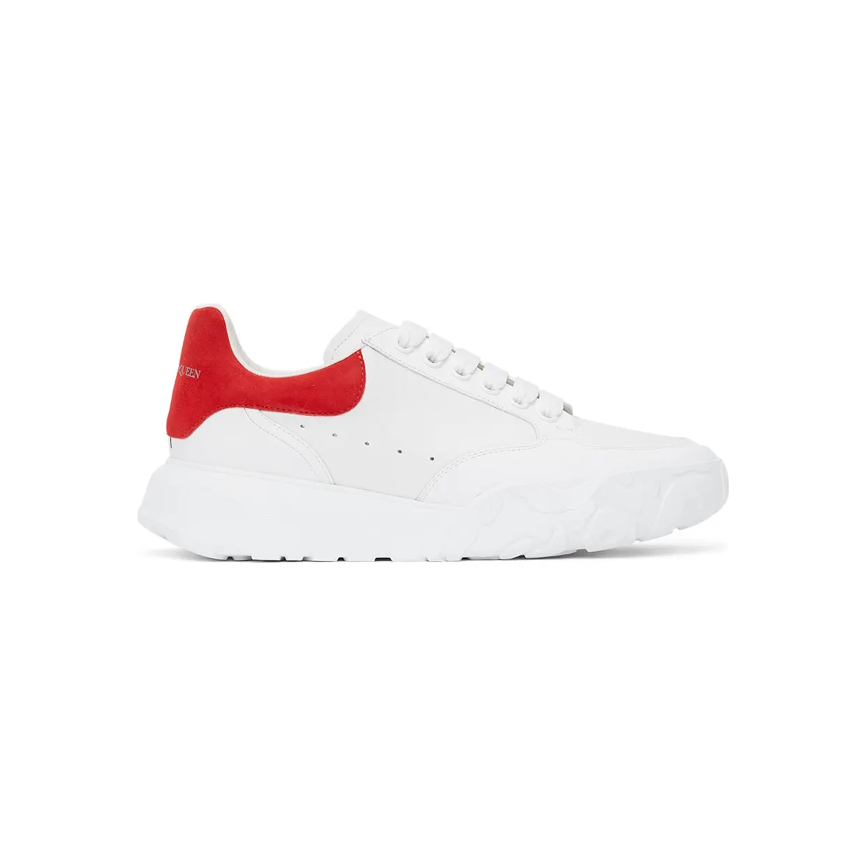 Alexander McQueen Court Trainers White Red (634619WHZ969676)