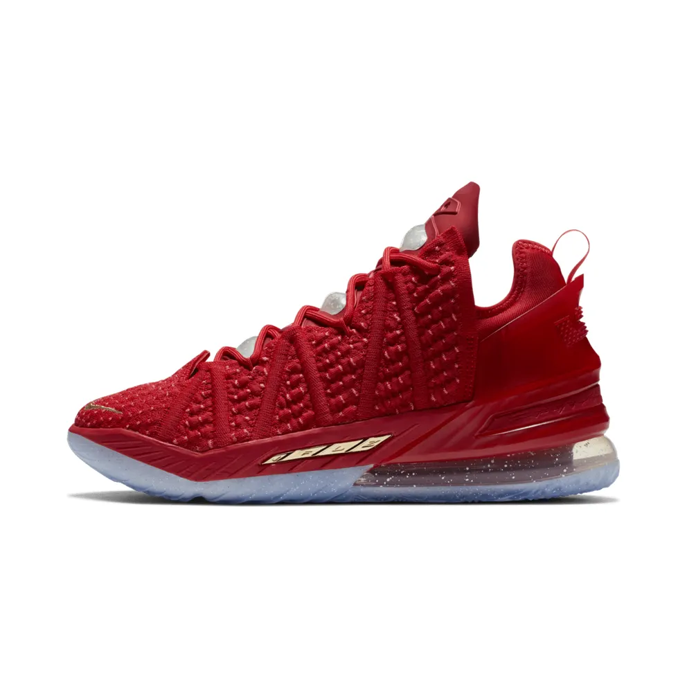 Nike Lebron 18 X-Mas in LA Red/Gold/Ice Blue (DB8148-601)